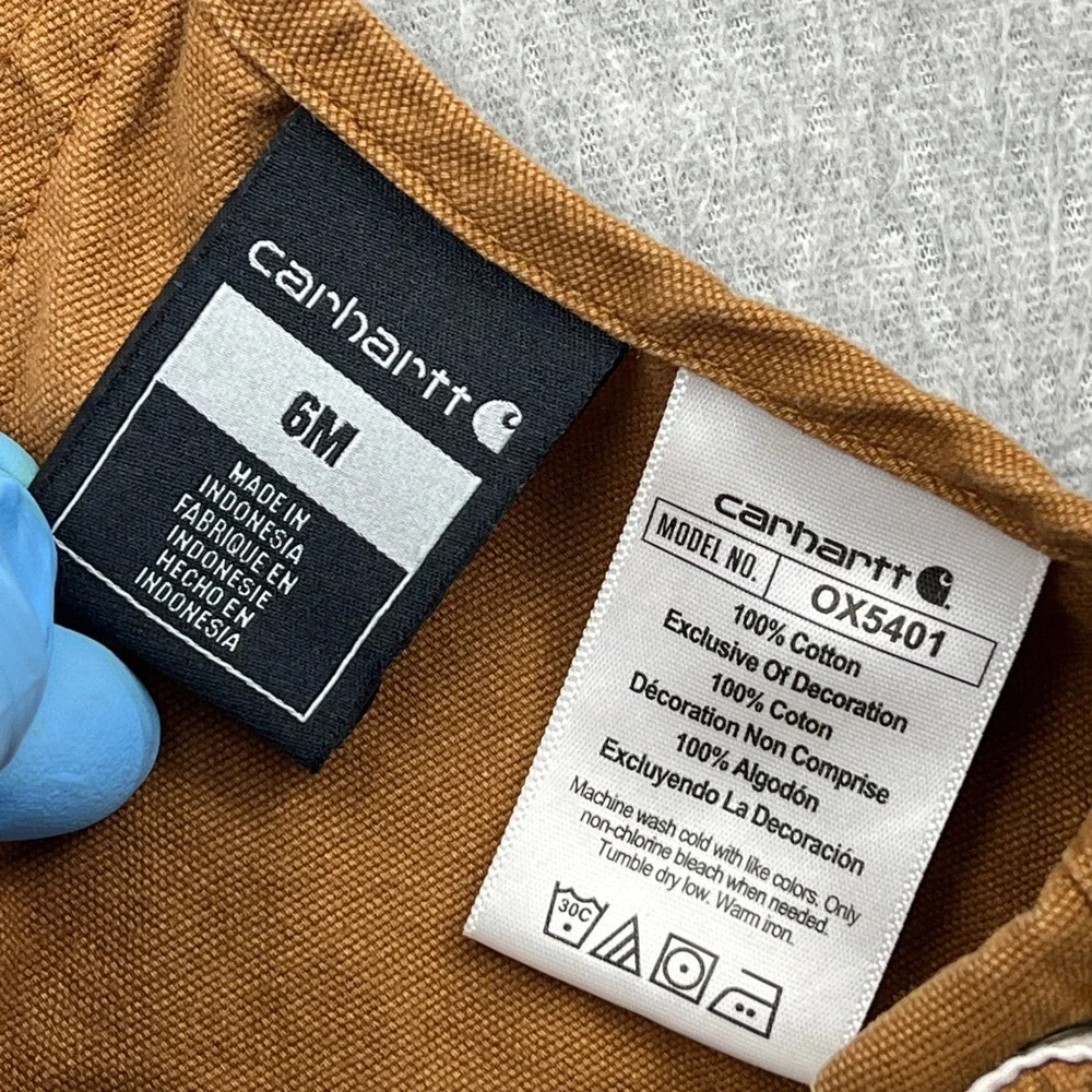 Carhartt measurements width